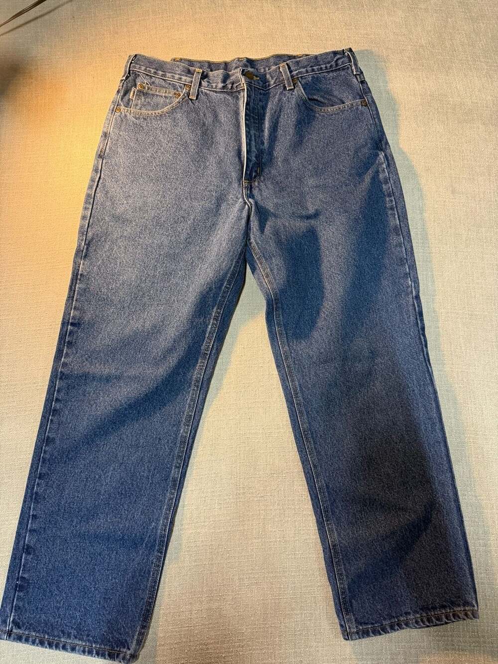 Carhartt B160 DST Relaxed Fit Denim Jeans 38x30